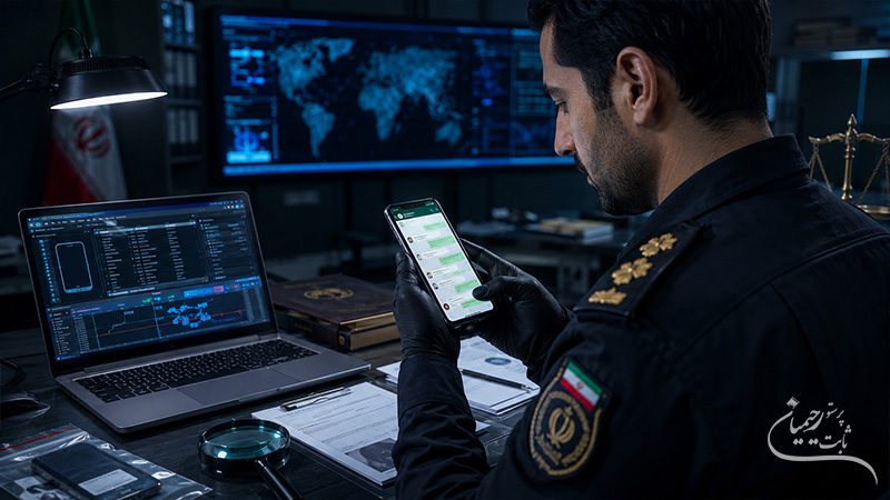 مراحل بررسی و تایید اسکرین شات توسط پلیس فتا