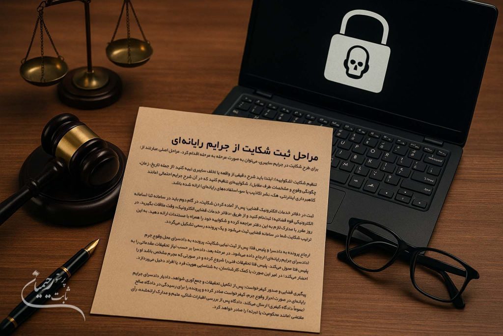 مراحل شکایت جرایم رایانه ای