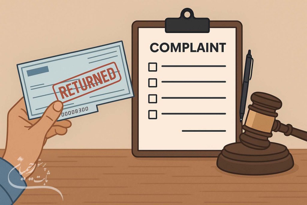 مراحل شکایت چک برگشتی صیادی